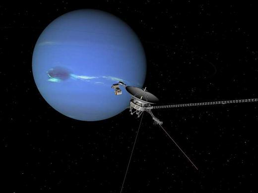 The blue enigma of the solar system, where the greatness of the unknown awaits you beyond the depths of its turbulent gaseous oceans.